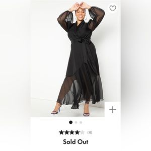 Eloquui size 22 stunning black dress